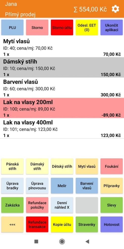 Conto mobile SW